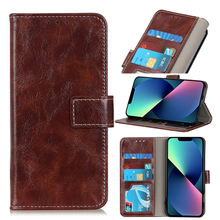 Retro Crazy Horse Texture Horizontal Flip Leather Case with Holder & Card Slots & Photo Frame & Wallet, For iPhone 13 mini, For iPhone 13, For iPhone 13 Pro, For iPhone 13 Pro Max, For Nokia C10 / C20