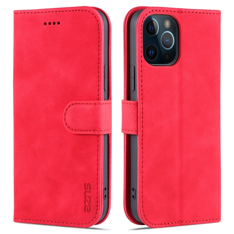 AZNS Skin Feel Calf Texture Horizontal Flip Leather Case with Card Slots & Holder & Wallet, For iPhone 12 Pro, For iPhone 12 Pro Max