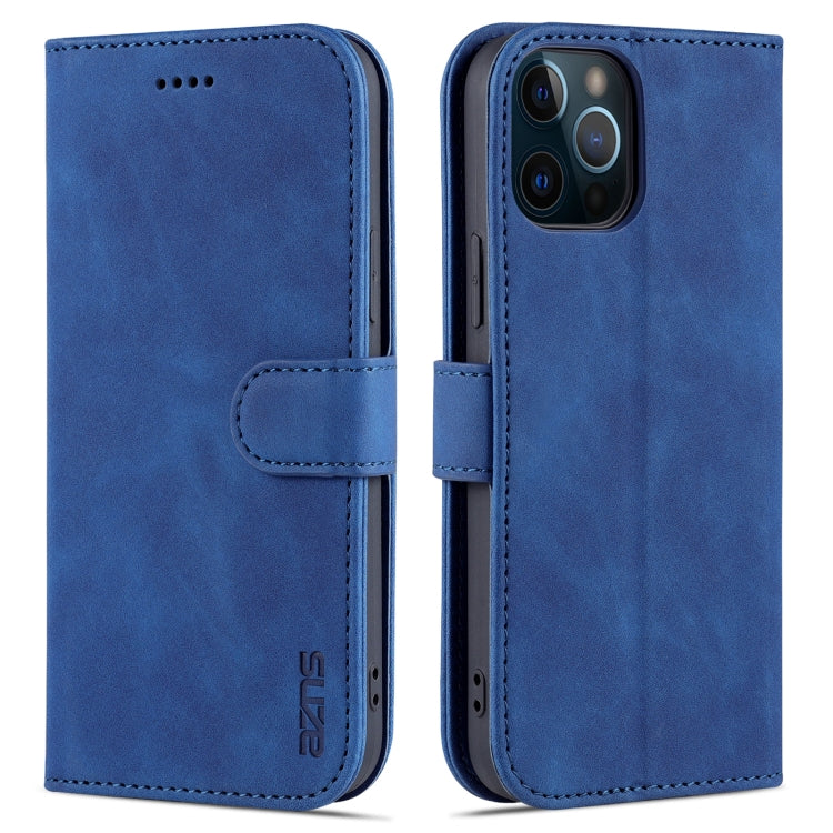 AZNS Skin Feel Calf Texture Horizontal Flip Leather Case with Card Slots & Holder & Wallet, For iPhone 12 Pro, For iPhone 12 Pro Max