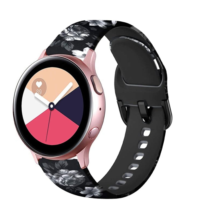 Silicone Printing Replacement Strap Watchband, For Samsung Galaxy Watch 46mm