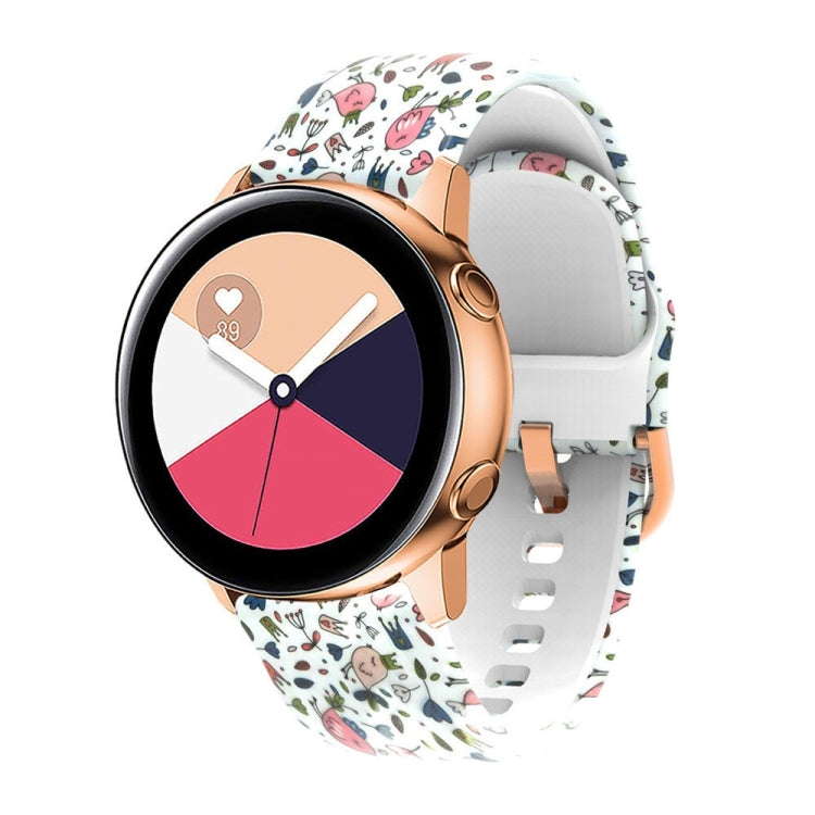 Silicone Printing Replacement Strap Watchband, For Samsung Galaxy Watch 46mm