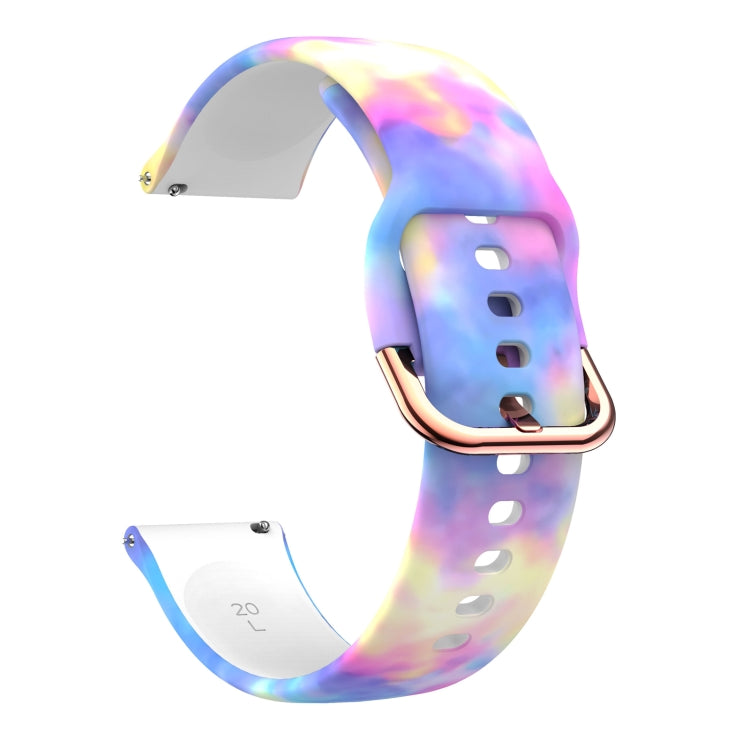Silicone Printing Replacement Strap Watchband, For Samsung Galaxy Watch 46mm