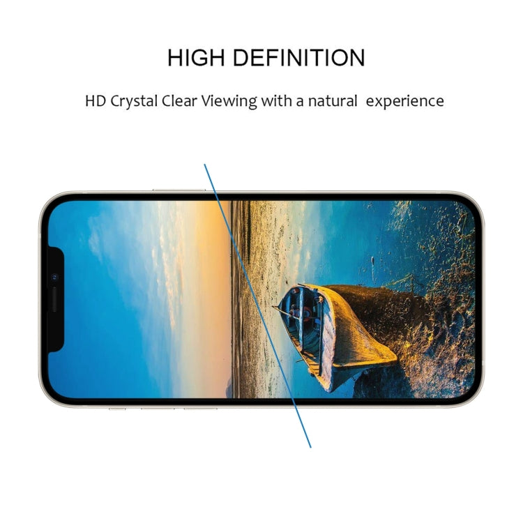 For iPhone 17e / 16e / 13 / 13 Pro 25pcs Full Glue Full Screen Tempered Glass Film, For iPhone 13 mini (25pcs), For iPhone 17e / 16e / 13 / 13 Pro  (25pcs), For iPhone 13 Pro Max (25pcs)