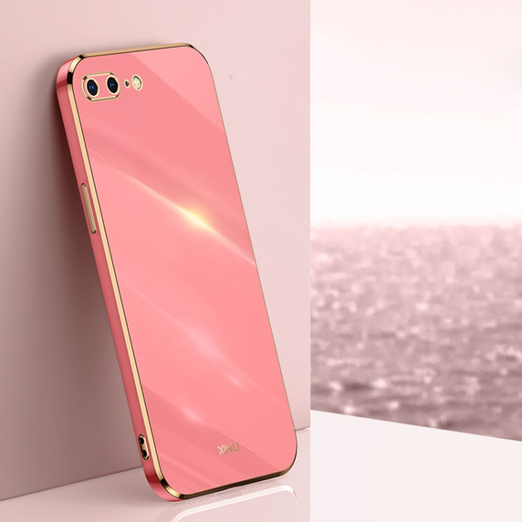 XINLI Straight Edge 6D Electroplate TPU Phone Case, For iPhone XS Max, For iPhone 8 Plus / 7 Plus, For iPhone 12 Pro