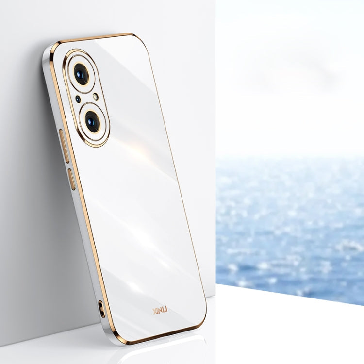 XINLI Straight Edge 6D Electroplate TPU Phone Case, For Honor 50 SE, For Honor Play 3, For Honor Play 5T Youth
