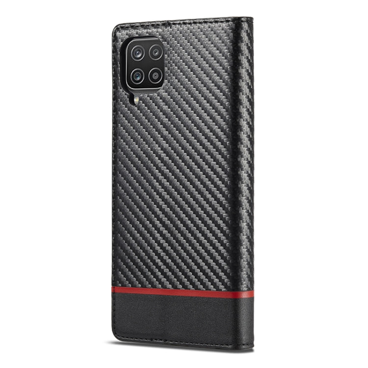 LC.IMEEKE Carbon Fiber PU + TPU Horizontal Flip Leather Case with Holder & Card Slot & Wallet, For Samsung Galaxy A12 5G, For Samsung Galaxy A22 4G, For Samsung Galaxy A22 5G, For Samsung Galaxy A32 4G, For Samsung Galaxy A51 4G / M40s                 ...