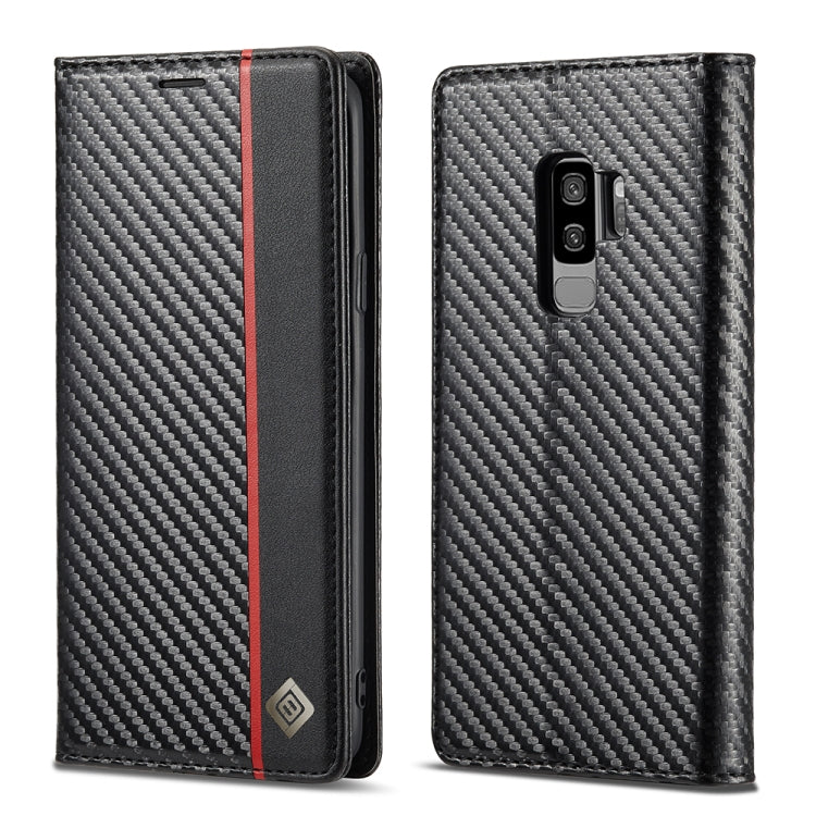 LC.IMEEKE Carbon Fiber PU + TPU Horizontal Flip Leather Case with Holder & Card Slot & Wallet, For Samsung Galaxy A12 5G, For Samsung Galaxy A22 4G, For Samsung Galaxy A22 5G, For Samsung Galaxy A32 4G, For Samsung Galaxy A51 4G / M40s                 ...
