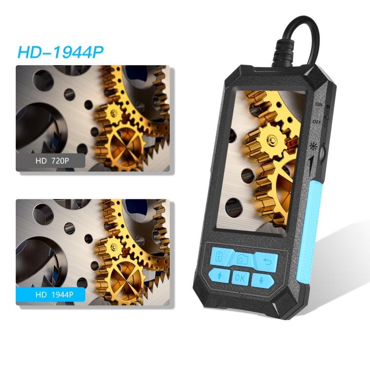 P90 11mm 4.5 inch HD 500W Autofocus Camera Endoscope Portable Waterproof Industrial Pipe Endoscope,, Hard Cable Length: 2m, Hard Cable Length: 5m, Hard Cable Length: 10m