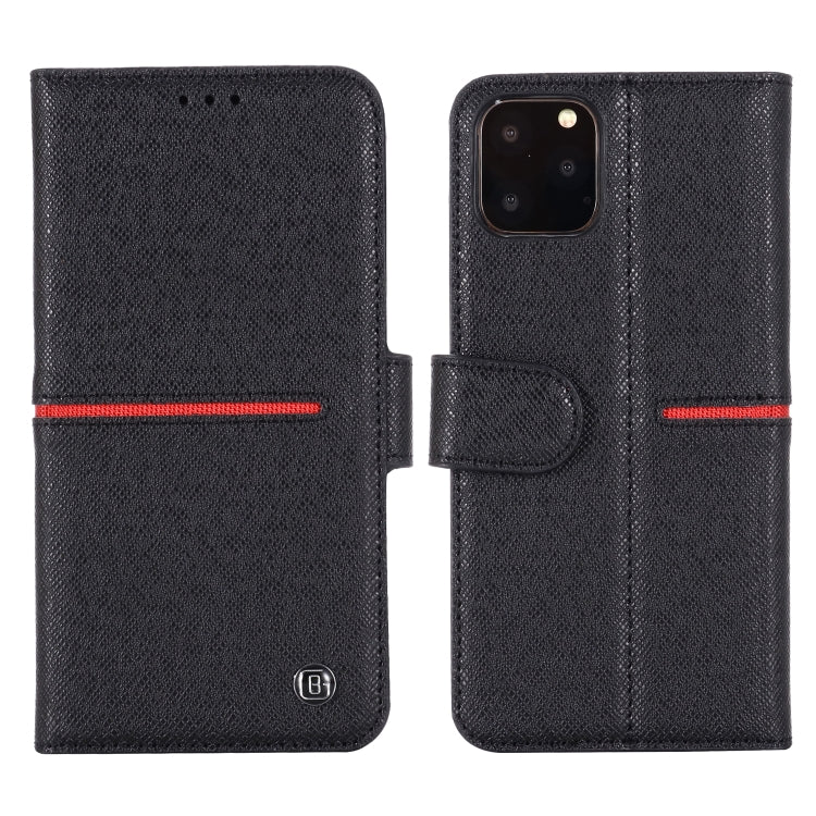 GEBEI Top-grain Leather Horizontal Flip Protective Case with Holder & Card Slots & Wallet & Photo Frame, For iPhone 11, For iPhone 11 Pro, For iPhone 11 Pro Max, For iPhone XS / X, For iPhone XR, For iPhone XS Max
