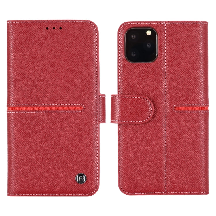 GEBEI Top-grain Leather Horizontal Flip Protective Case with Holder & Card Slots & Wallet & Photo Frame, For iPhone 11, For iPhone 11 Pro, For iPhone 11 Pro Max, For iPhone XS / X, For iPhone XR, For iPhone XS Max