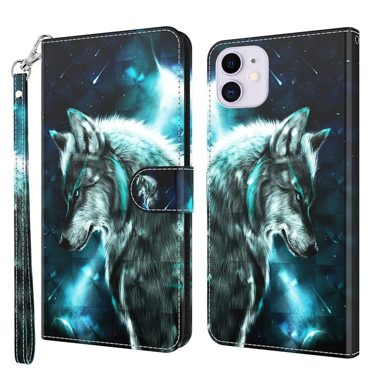 3D Painting Pattern Horizontal Flip TPU + PU Leather Case with Holder & Card Slots & Wallet, For iPhone 13 Pro, For iPhone 13 Pro Max
