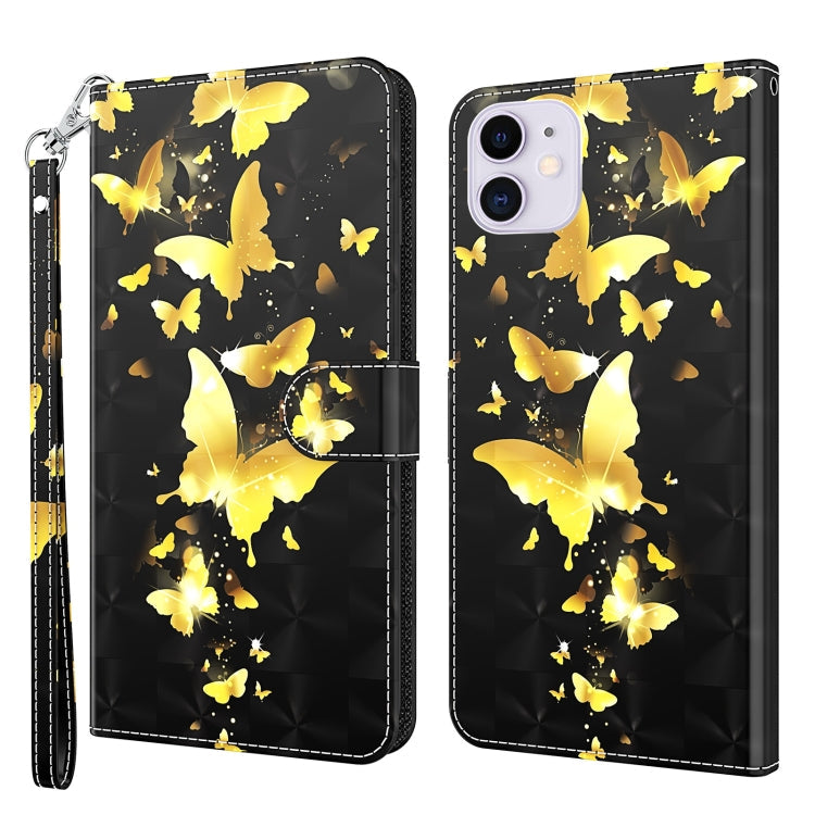 3D Painting Pattern Horizontal Flip TPU + PU Leather Case with Holder & Card Slots & Wallet, For iPhone 13 Pro, For iPhone 13 Pro Max