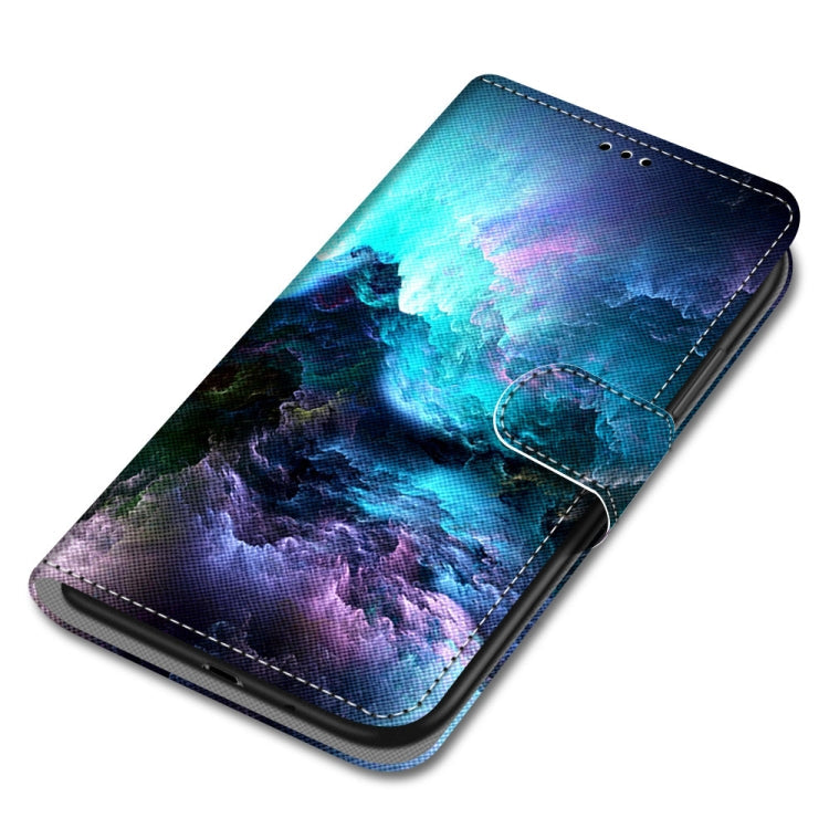 Coloured Drawing Cross Texture Horizontal Flip PU Leather Case with Holder & Card Slots & Wallet & Lanyard, For OPPO A72 5G / A73 5G / A53 5G