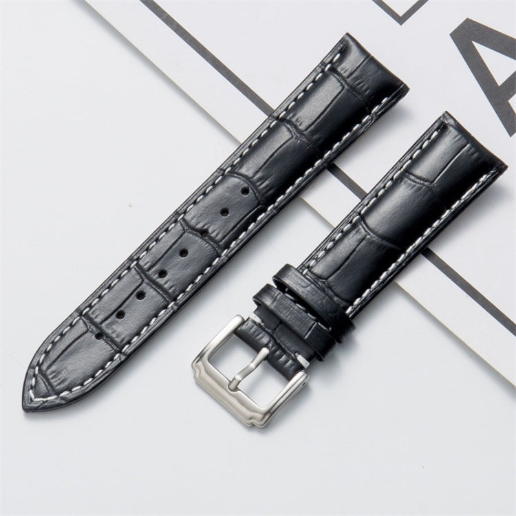 Calf Leather Replacement Strap Watchband, 20mm, 22mm