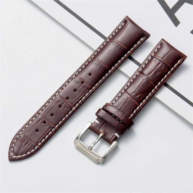 Calf Leather Replacement Strap Watchband, 20mm, 22mm