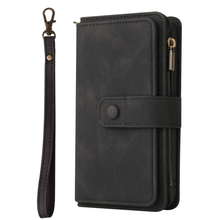 Skin Feel PU + TPU Horizontal Flip Leather Case with Holder & 15 Cards Slot & Wallet & Zipper Pocket & Lanyard, For Samsung Galaxy A71 4G, For Samsung Galaxy A71 5G, For Samsung Galaxy A72 5G / 4G, For Samsung Galaxy Note10 Lite, For Samsung Galaxy A82...