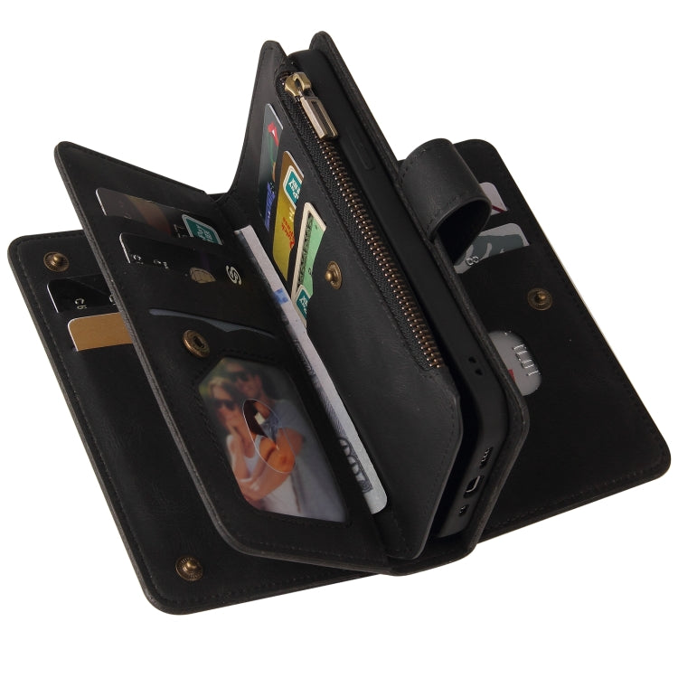 Skin Feel PU + TPU Horizontal Flip Leather Case with Holder & 15 Cards Slot & Wallet & Zipper Pocket & Lanyard, For Samsung Galaxy A71 4G, For Samsung Galaxy A71 5G, For Samsung Galaxy A72 5G / 4G, For Samsung Galaxy Note10 Lite, For Samsung Galaxy A82...