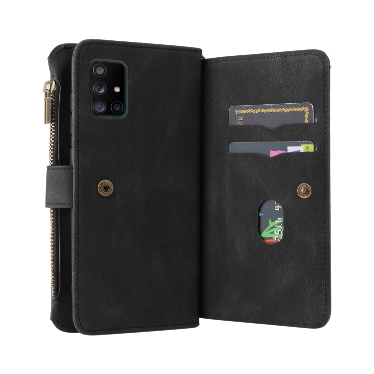 Skin Feel PU + TPU Horizontal Flip Leather Case with Holder & 15 Cards Slot & Wallet & Zipper Pocket & Lanyard, For Samsung Galaxy A71 4G, For Samsung Galaxy A71 5G, For Samsung Galaxy A72 5G / 4G, For Samsung Galaxy Note10 Lite, For Samsung Galaxy A82...