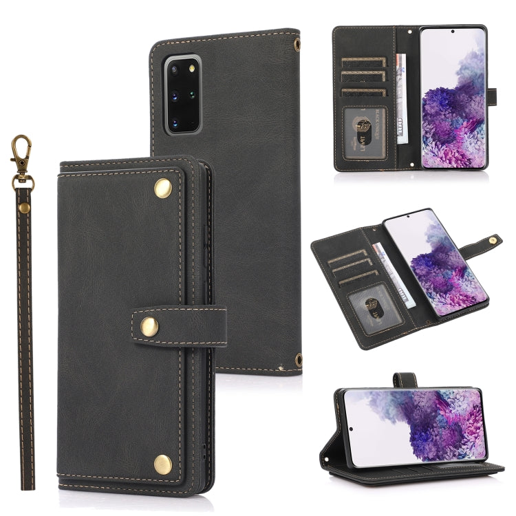 PU + TPU Horizontal Flip Leather Case with Holder & Card Slot & Wallet & Lanyard, For Samsung Galaxy S20+, For Samsung Galaxy S21 FE 5G, For Samsung Galaxy S21+ 5G, For Samsung Galaxy S21 Ultra 5G