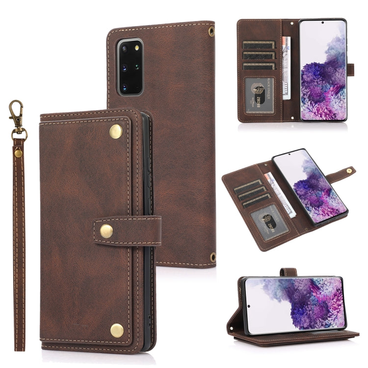 PU + TPU Horizontal Flip Leather Case with Holder & Card Slot & Wallet & Lanyard, For Samsung Galaxy S20+, For Samsung Galaxy S21 FE 5G, For Samsung Galaxy S21+ 5G, For Samsung Galaxy S21 Ultra 5G