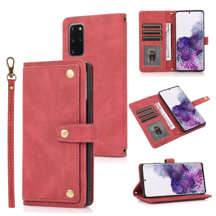 PU + TPU Horizontal Flip Leather Case with Holder & Card Slot & Wallet & Lanyard, For Samsung Galaxy S20+, For Samsung Galaxy S21 FE 5G, For Samsung Galaxy S21+ 5G, For Samsung Galaxy S21 Ultra 5G