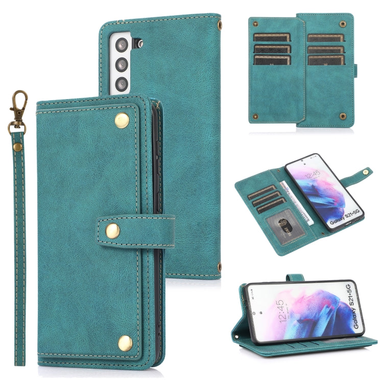 PU + TPU Horizontal Flip Leather Case with Holder & Card Slot & Wallet & Lanyard, For Samsung Galaxy S20+, For Samsung Galaxy S21 FE 5G, For Samsung Galaxy S21+ 5G, For Samsung Galaxy S21 Ultra 5G