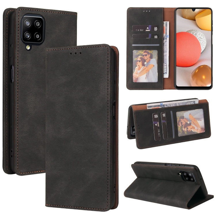 Simple Suction Closure Horizontal Flip Leather Case with Holder & Card Slot & Wallet, For Samsung Galaxy A40, For Samsung Galaxy A42 5G, For Samsung Galaxy A50, For Samsung Galaxy A51, For Samsung Galaxy A51 5G, For Samsung Galaxy A52 5G / 4G