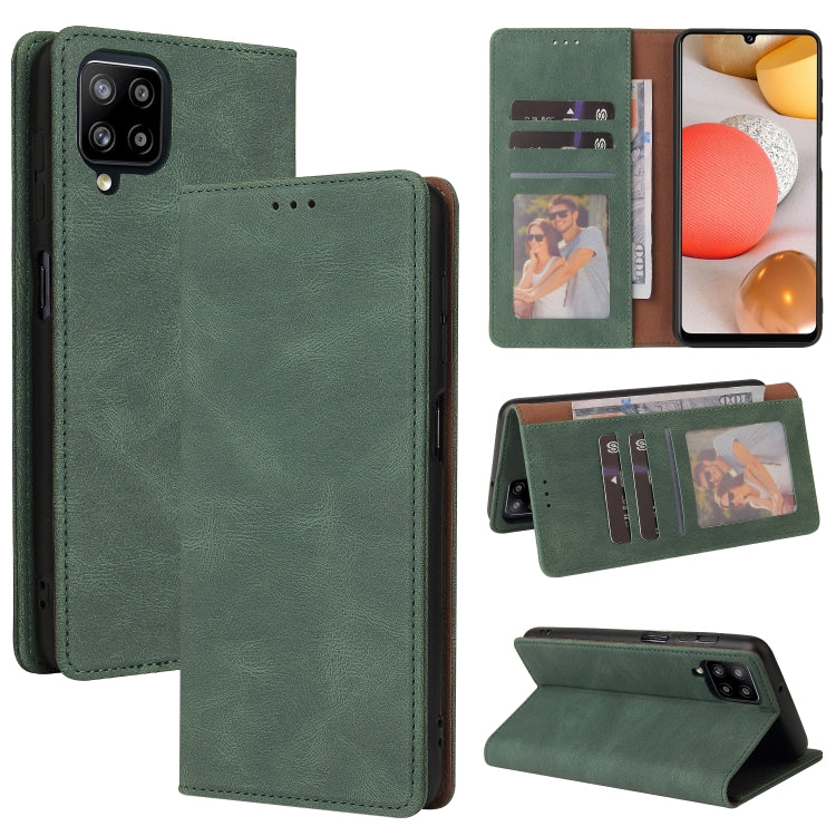 Simple Suction Closure Horizontal Flip Leather Case with Holder & Card Slot & Wallet, For Samsung Galaxy A40, For Samsung Galaxy A42 5G, For Samsung Galaxy A50, For Samsung Galaxy A51, For Samsung Galaxy A51 5G, For Samsung Galaxy A52 5G / 4G
