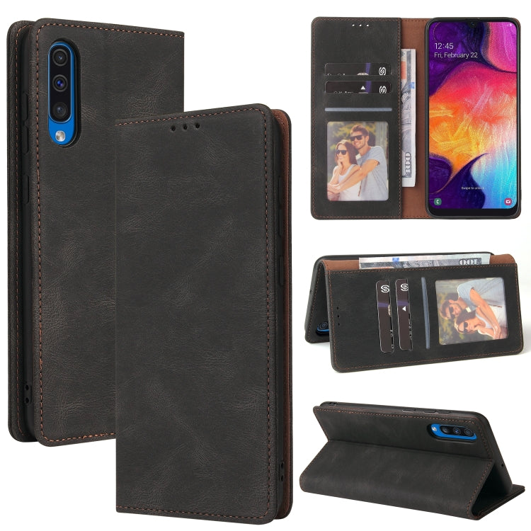Simple Suction Closure Horizontal Flip Leather Case with Holder & Card Slot & Wallet, For Samsung Galaxy A40, For Samsung Galaxy A42 5G, For Samsung Galaxy A50, For Samsung Galaxy A51, For Samsung Galaxy A51 5G, For Samsung Galaxy A52 5G / 4G