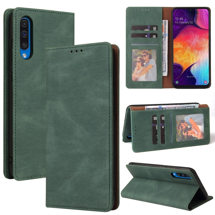 Simple Suction Closure Horizontal Flip Leather Case with Holder & Card Slot & Wallet, For Samsung Galaxy A40, For Samsung Galaxy A42 5G, For Samsung Galaxy A50, For Samsung Galaxy A51, For Samsung Galaxy A51 5G, For Samsung Galaxy A52 5G / 4G