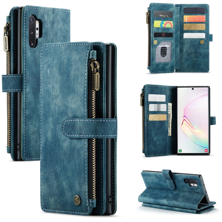 CaseMe-C30 PU + TPU Multifunctional Horizontal Flip Leather Case with Holder & Card Slot & Wallet & Zipper Pocket, For Samsung Galaxy A12, For Samsung Galaxy A52 5G / 4G, For Samsung Galaxy Note10+, For Samsung Galaxy Note20 Ultra, For Samsung Galaxy S...