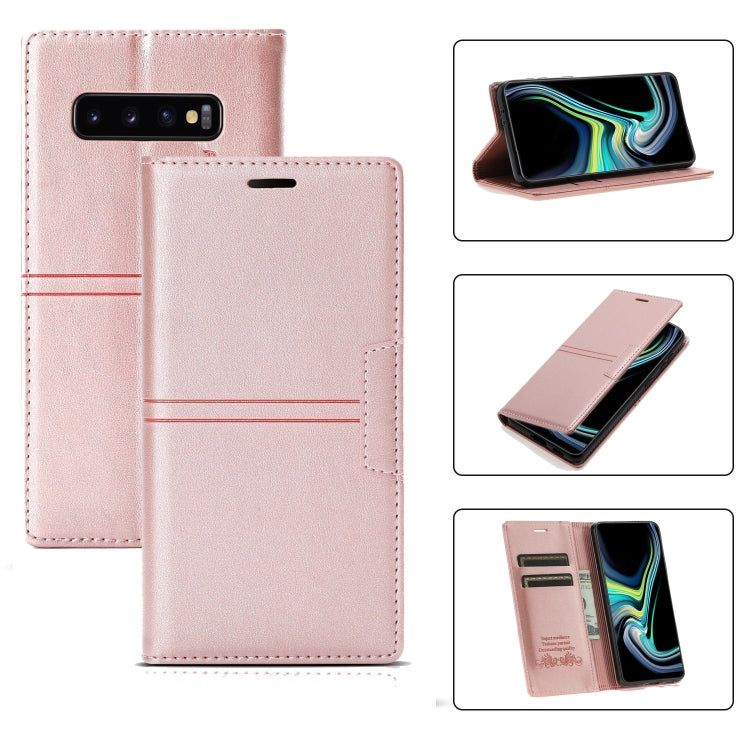 Dream Magnetic Suction Business Horizontal Flip PU Leather Case with Holder & Card Slot & Wallet, For Samsung Galaxy S10+, For Samsung Galaxy S10e, For Samsung Galaxy S20, For Samsung Galaxy S20+