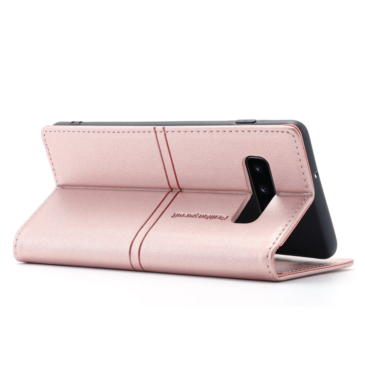 Dream Magnetic Suction Business Horizontal Flip PU Leather Case with Holder & Card Slot & Wallet, For Samsung Galaxy S10+, For Samsung Galaxy S10e, For Samsung Galaxy S20, For Samsung Galaxy S20+