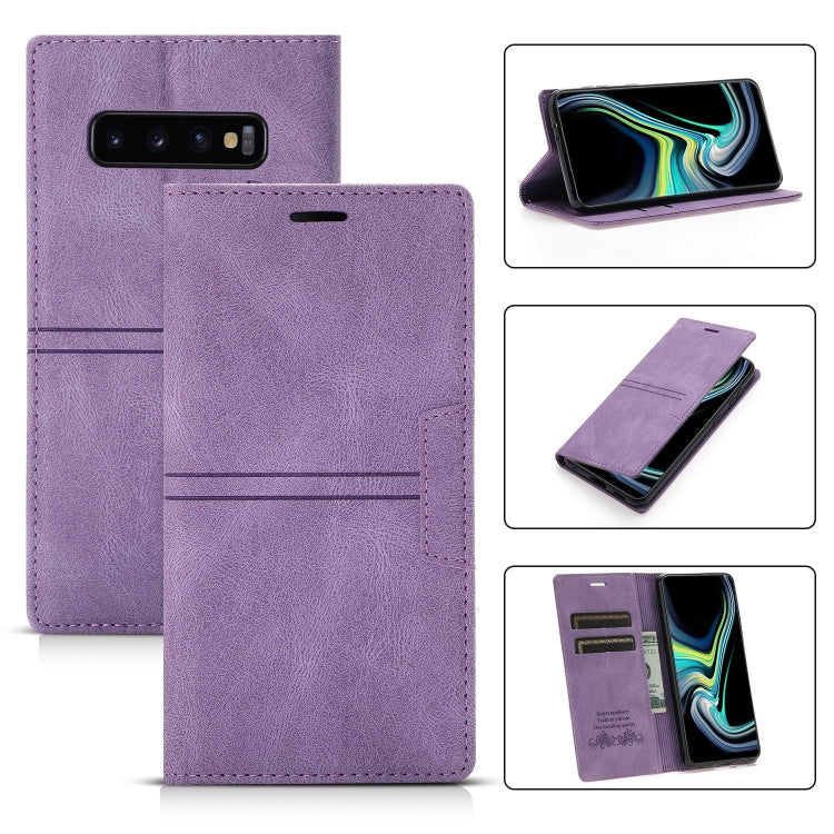Dream Magnetic Suction Business Horizontal Flip PU Leather Case with Holder & Card Slot & Wallet, For Samsung Galaxy S10+, For Samsung Galaxy S10e, For Samsung Galaxy S20, For Samsung Galaxy S20+