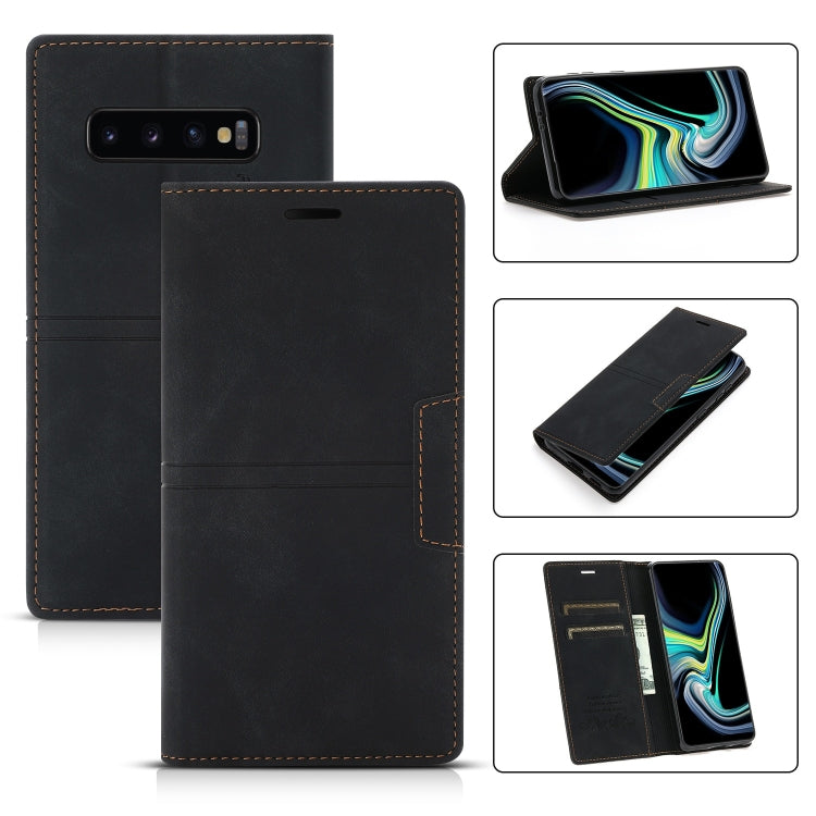 Dream Magnetic Suction Business Horizontal Flip PU Leather Case with Holder & Card Slot & Wallet, For Samsung Galaxy S10+, For Samsung Galaxy S10e, For Samsung Galaxy S20, For Samsung Galaxy S20+