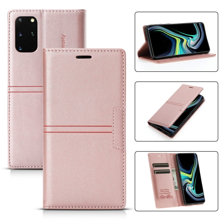 Dream Magnetic Suction Business Horizontal Flip PU Leather Case with Holder & Card Slot & Wallet, For Samsung Galaxy S10+, For Samsung Galaxy S10e, For Samsung Galaxy S20, For Samsung Galaxy S20+