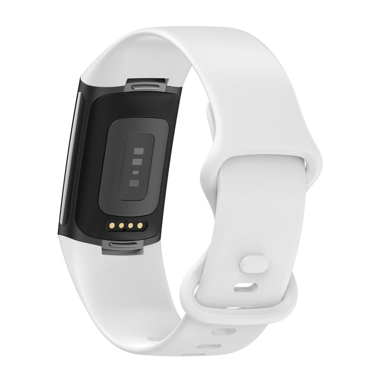 For Fitbit Charge 5 Silicone Replacement Strap Watchband, L