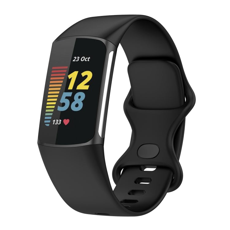 For Fitbit Charge 5 Silicone Replacement Strap Watchband, L