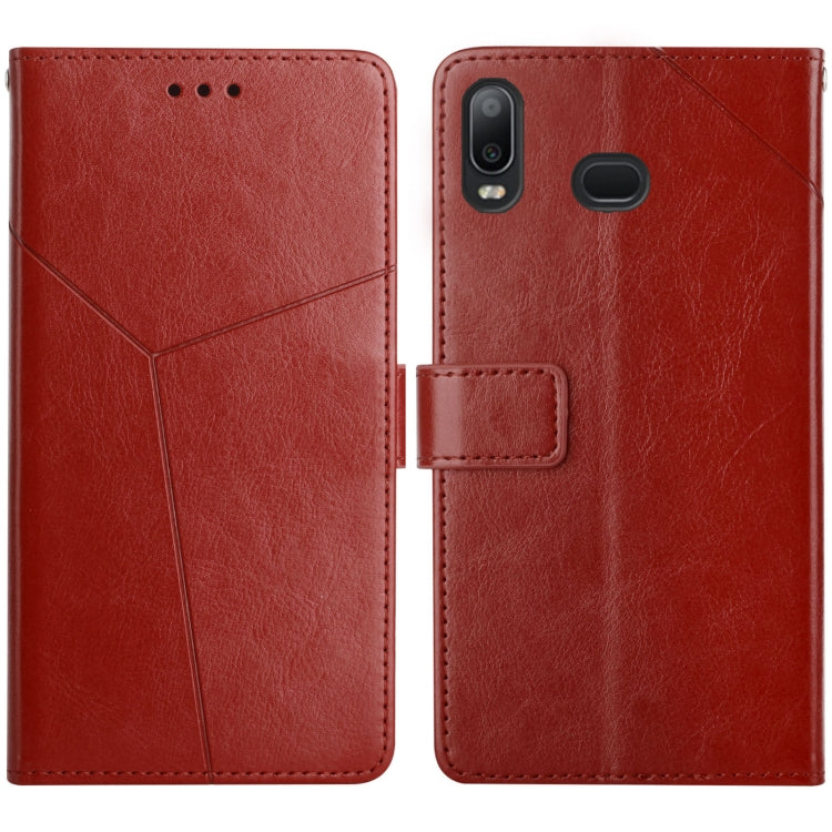 Y Stitching Horizontal Flip Leather Case with Holder & Card Slots & Wallet & Photo Frame, For Samsung Galaxy A03s 166mm, For Samsung Galaxy A10s, For Samsung Galaxy A12, For Samsung Galaxy A20 / A30