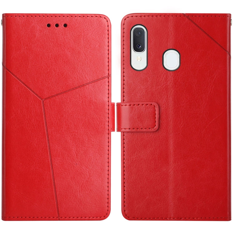 Y Stitching Horizontal Flip Leather Case with Holder & Card Slots & Wallet & Photo Frame, For Samsung Galaxy A03s 166mm, For Samsung Galaxy A10s, For Samsung Galaxy A12, For Samsung Galaxy A20 / A30