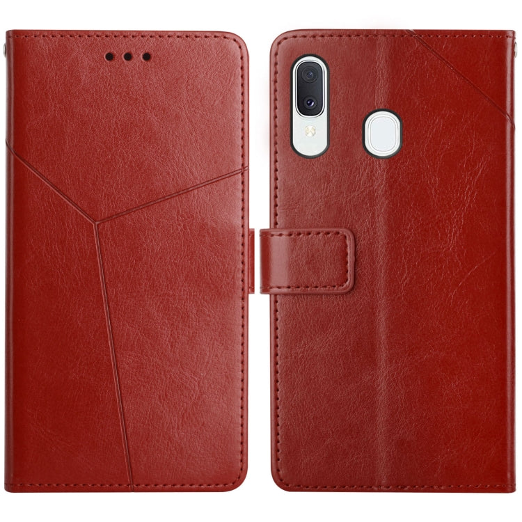 Y Stitching Horizontal Flip Leather Case with Holder & Card Slots & Wallet & Photo Frame, For Samsung Galaxy A03s 166mm, For Samsung Galaxy A10s, For Samsung Galaxy A12, For Samsung Galaxy A20 / A30