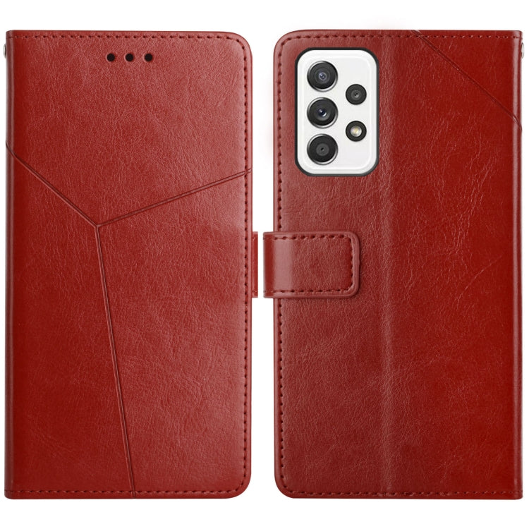 Y Stitching Horizontal Flip Leather Case with Holder & Card Slots & Wallet & Photo Frame, For Samsung Galaxy A22 4G, For Samsung Galaxy A22 5G, For Samsung Galaxy A32 4G, For Samsung Galaxy A32 5G