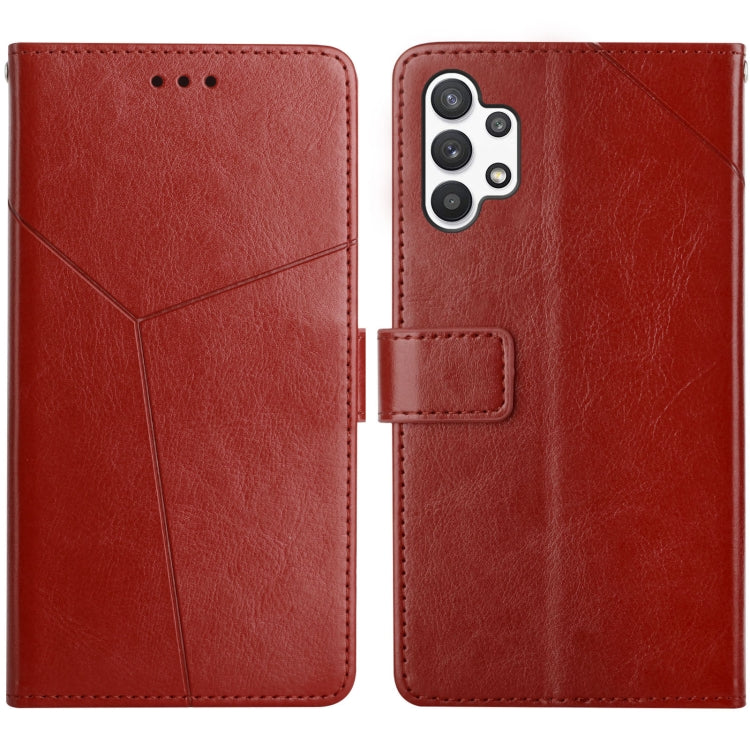 Y Stitching Horizontal Flip Leather Case with Holder & Card Slots & Wallet & Photo Frame, For Samsung Galaxy A22 4G, For Samsung Galaxy A22 5G, For Samsung Galaxy A32 4G, For Samsung Galaxy A32 5G