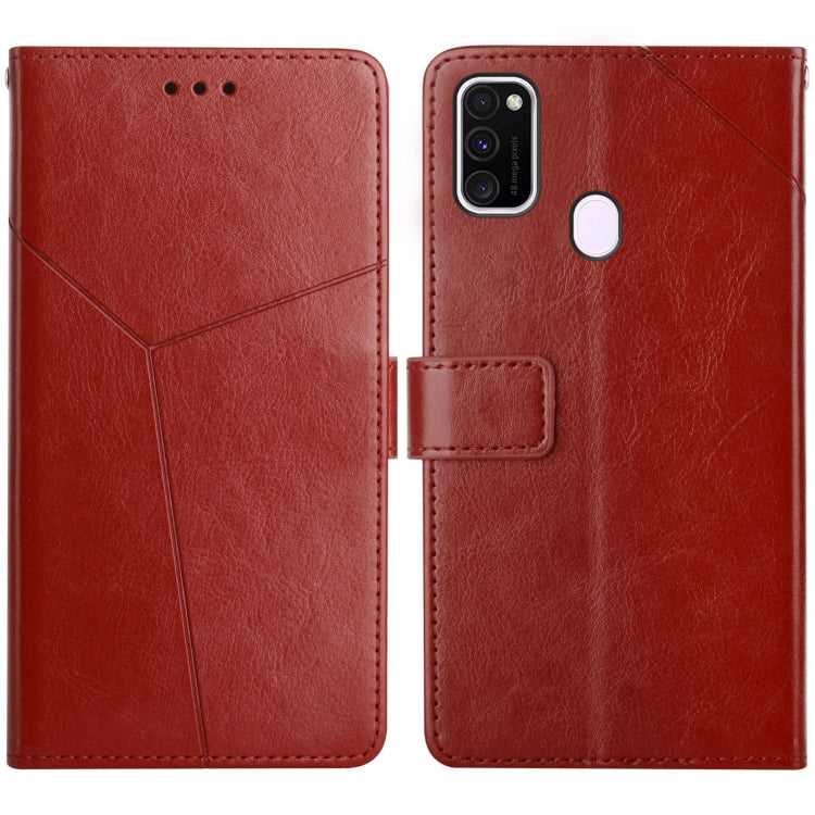 Y Stitching Horizontal Flip Leather Case with Holder & Card Slots & Wallet & Photo Frame, For Samsung Galaxy M21 / M30s, For Samsung Galaxy M31, For Samsung Galaxy M51, For Samsung Galaxy M62 / F62
