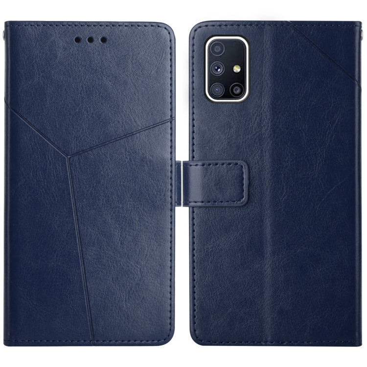 Y Stitching Horizontal Flip Leather Case with Holder & Card Slots & Wallet & Photo Frame, For Samsung Galaxy M21 / M30s, For Samsung Galaxy M31, For Samsung Galaxy M51, For Samsung Galaxy M62 / F62