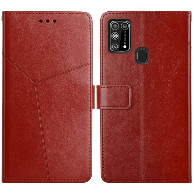 Y Stitching Horizontal Flip Leather Case with Holder & Card Slots & Wallet & Photo Frame, For Samsung Galaxy M21 / M30s, For Samsung Galaxy M31, For Samsung Galaxy M51, For Samsung Galaxy M62 / F62