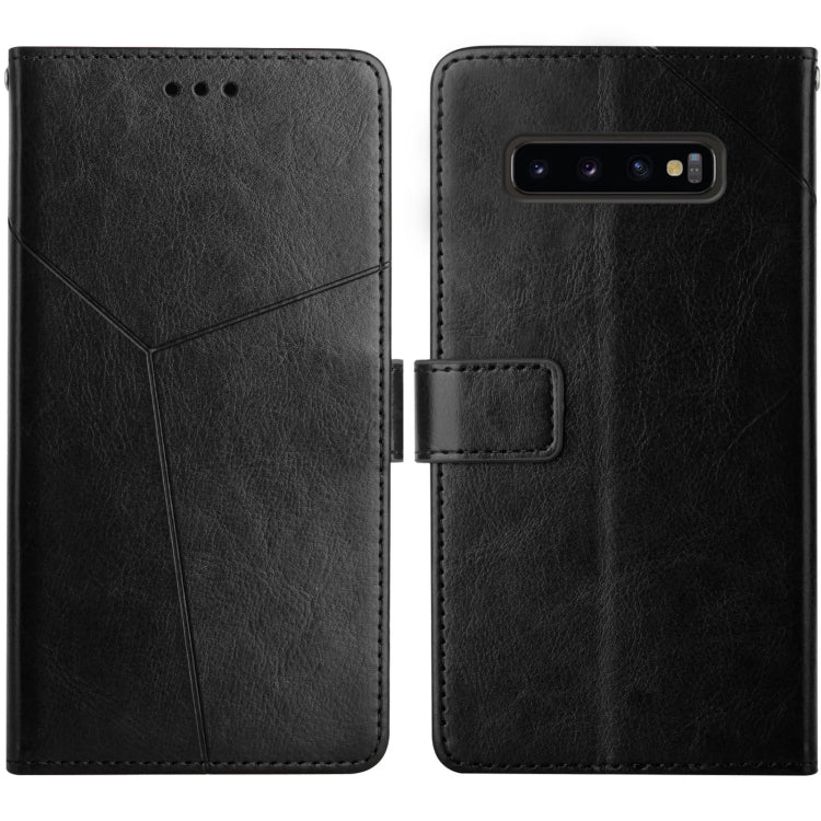 Y Stitching Horizontal Flip Leather Case with Holder & Card Slots & Wallet & Photo Frame, For Samsung Galaxy S9, For Samsung Galaxy S9+, For Samsung Galaxy S10, For Samsung Galaxy S10+