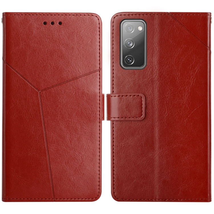 Y Stitching Horizontal Flip Leather Case with Holder & Card Slots & Wallet & Photo Frame, For Samsung Galaxy S20 FE, For Samsung Galaxy S21 5G, For Samsung Galaxy S21 FE 5G, For Samsung Galaxy S21+ 5G