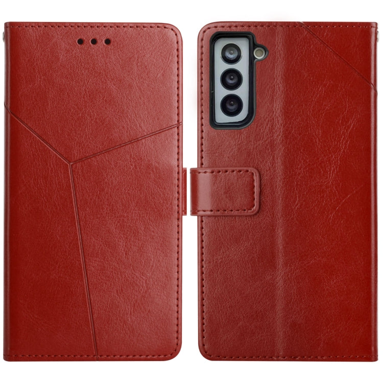 Y Stitching Horizontal Flip Leather Case with Holder & Card Slots & Wallet & Photo Frame, For Samsung Galaxy S20 FE, For Samsung Galaxy S21 5G, For Samsung Galaxy S21 FE 5G, For Samsung Galaxy S21+ 5G