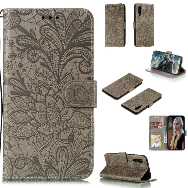 Lace Flower Horizontal Flip Leather Case with Holder & Card Slots & Wallet & Photo Frame, For Sony Xperia 5, For Nokia 7.2, For Xiaomi Mi 9 Pro